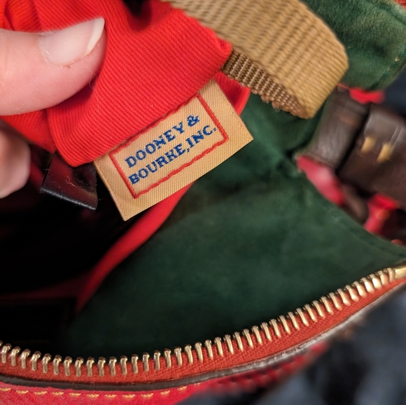 Dooney & Bourke Red Satchel Purse - Picture 9 of 10